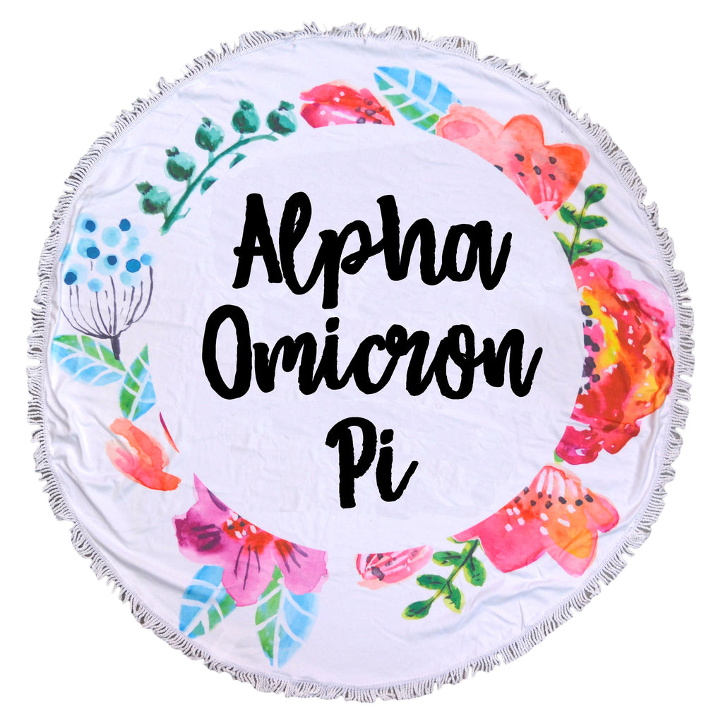 Alpha Omicron Pi Towel - Blanket