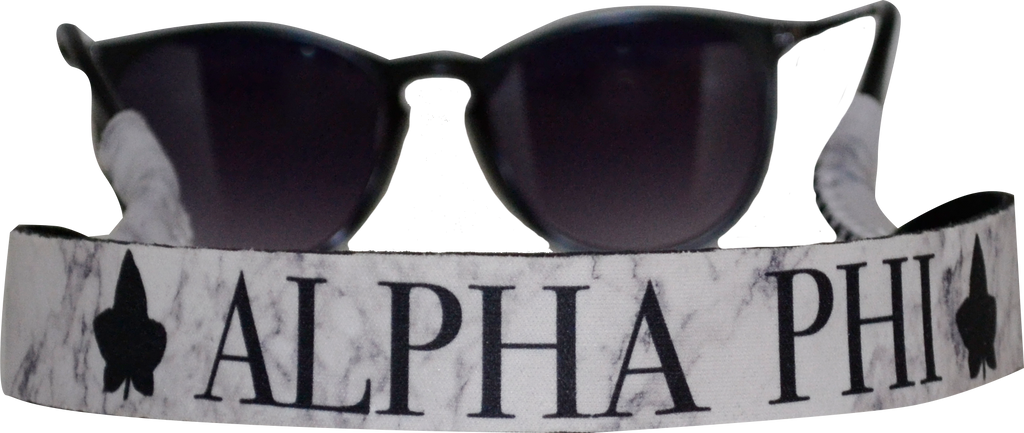 Alpha Phi <br> Sunglass Strap <br> Marble Theme