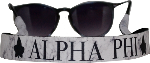 Alpha Phi <br> Sunglass Strap <br> Marble Theme