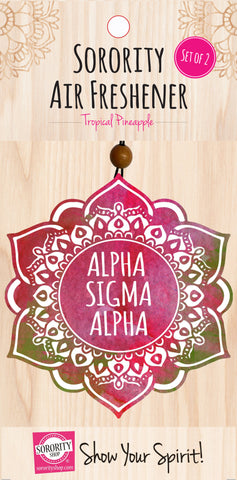 Alpha Sigma Alpha Mandala Air Freshener