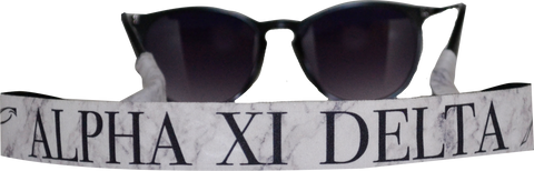 Alpha Xi Delta<br> Sunglass Strap <br> Marble Theme