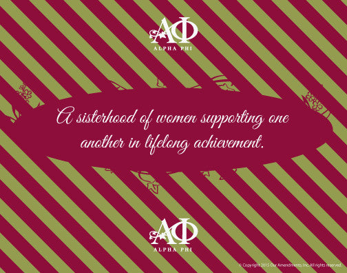 Alpha Phi <br> Tribute Poster
