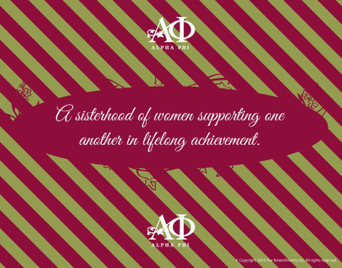 Alpha Phi <br> Tribute Poster