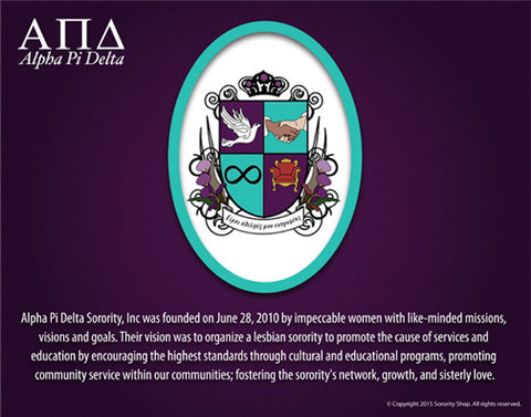 Alpha Pi Delta <br> Tribute Poster