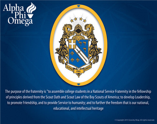 Alpha Phi Omega <br> Tribute Poster