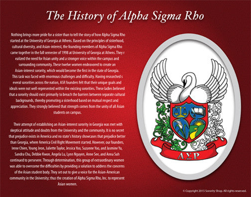 Alpha Sigma Rho <br> Tribute Poster