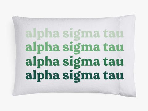 Alpha Sigma Tau Cotton Pillowcase