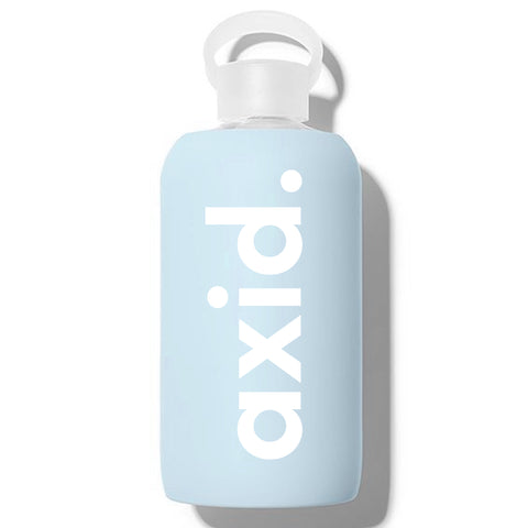 Alpha Xi Delta Glass Water Bottle with Silicone Sleeve