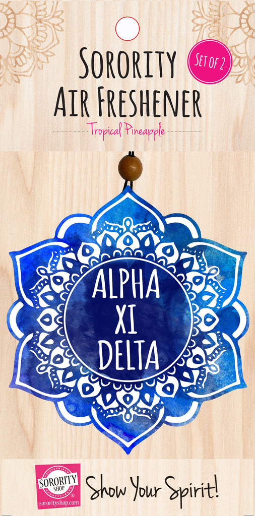 Alpha Xi Delta Mandala Air Freshener