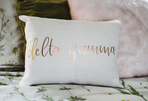 Delta Gamma Throw Pillow