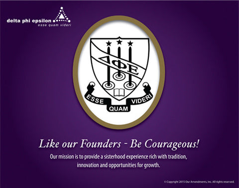Delta Phi Epsilon <br> Tribute Poster