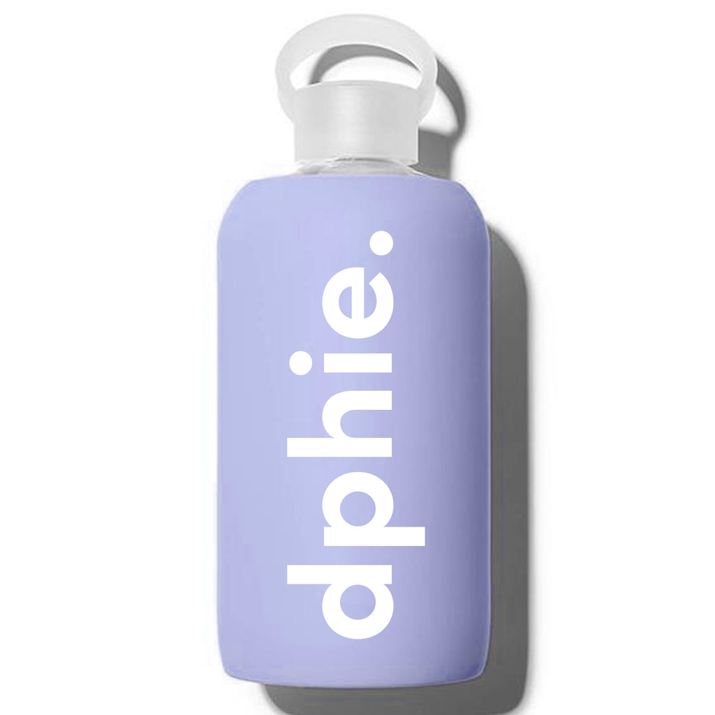 Alpha Epsilon Phi Glass Water Bottle with Silicone Sleeve