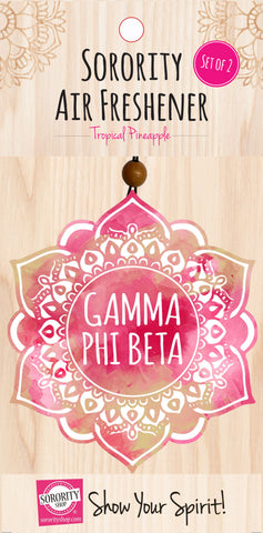 Gamma Phi Beta Mandala Air Freshener