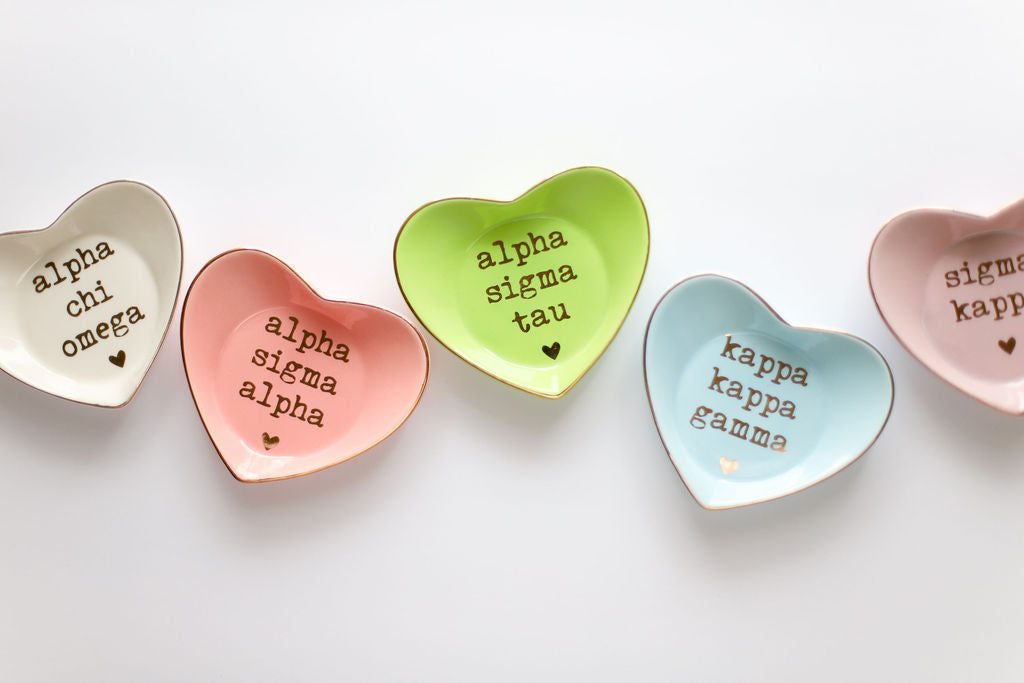Phi Mu Ceramic Ring Dish