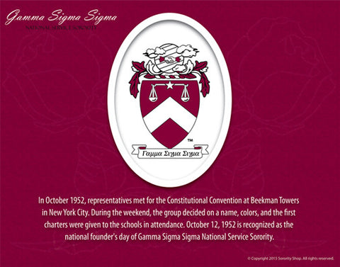 Gamma Sigma Sigma <br> Tribute Poster