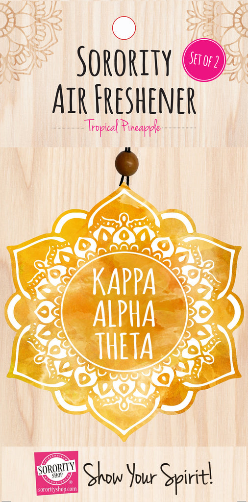 Kappa Alpha Theta Mandala Air Freshener