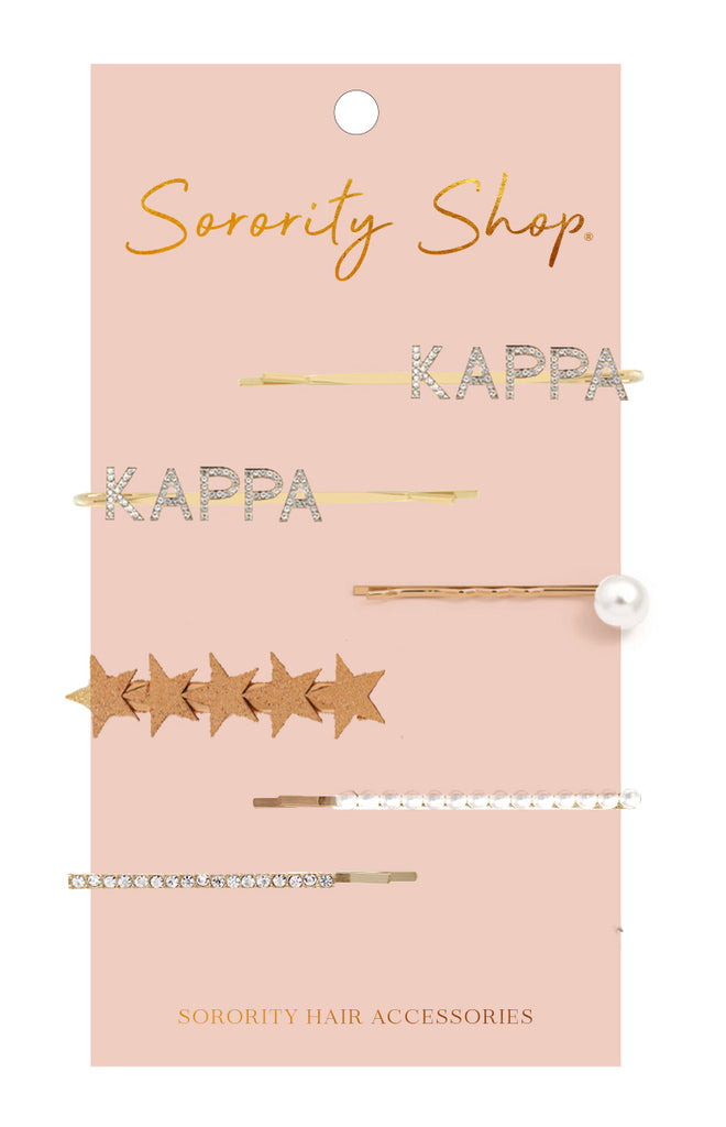 Kappa Kappa Gamma Sorority Hair Clips