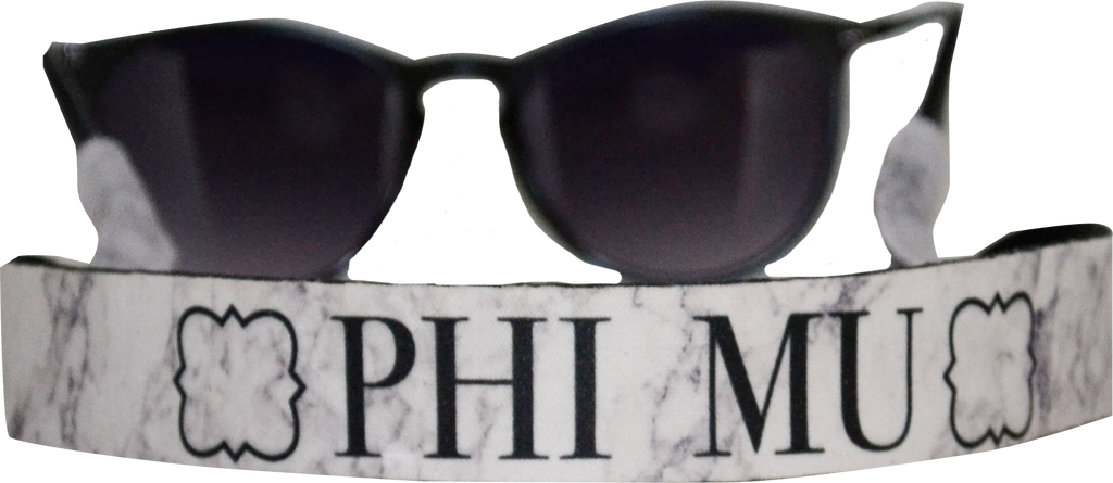 Phi Mu Sunglass Strap - Croakie