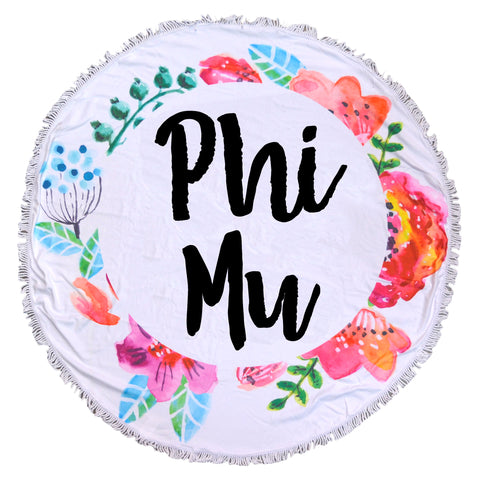 Phi Mu Towel - Blanket