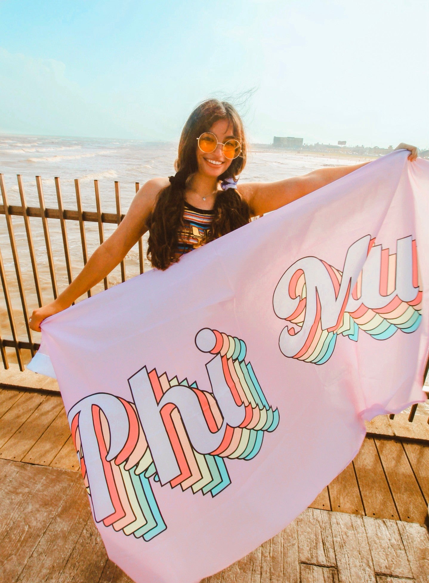 Delta Phi Epsilon Retro Flag