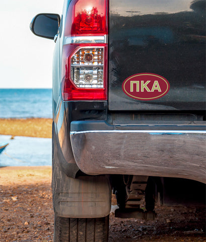 Pi Kappa Alpha Oval Fraternity Car Magnet Set of 2