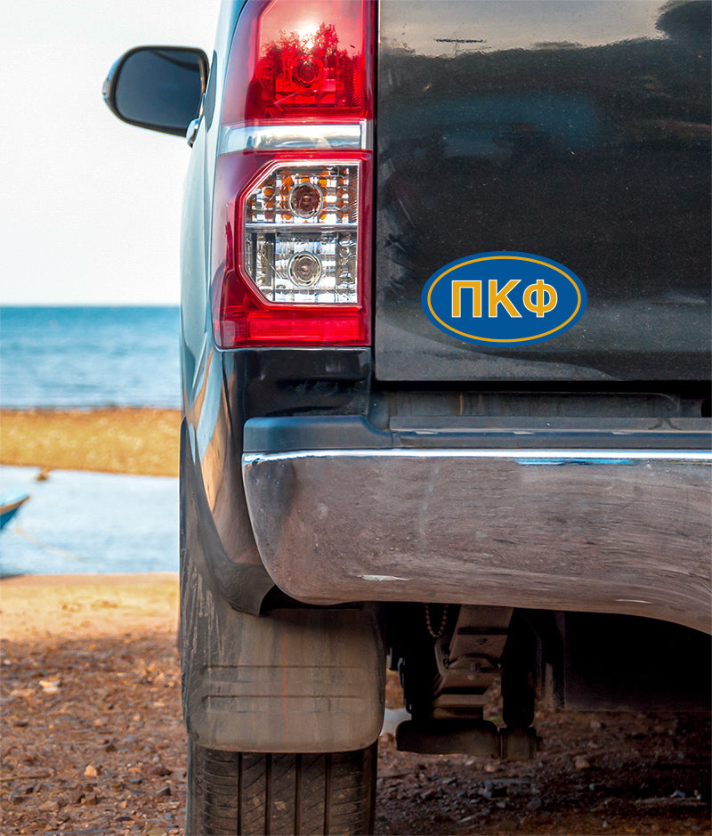 Pi Kappa Phi Oval Fraternity Car Magnet Set of 2