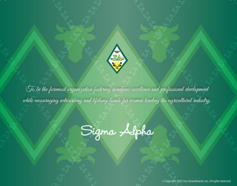 Sigma Alpha <br> Tribute Poster
