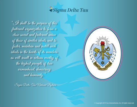Sigma Delta Tau <br> Tribute Poster