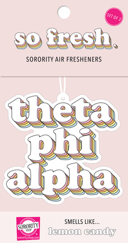 Theta Phi Alpha Retro Air Freshener