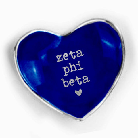 Zeta Phi Beta Ceramic Ring Dish