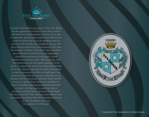 Zeta Tau Alpha <br> Tribute Poster